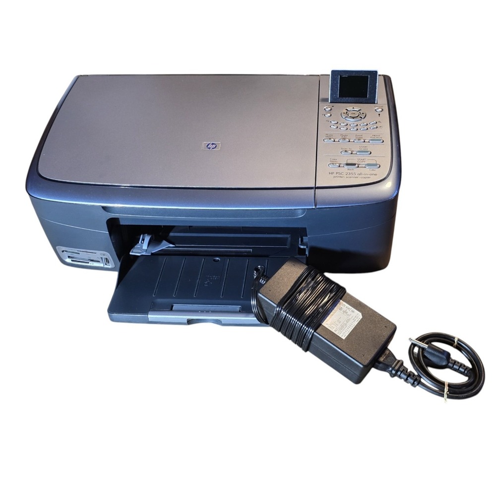 HP PSC 2355v All-in-One Photo Printer Copier - Powers On -‎ Parts Repair Only